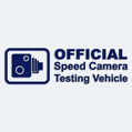 Samolepka s npisem Official Speed Camera