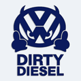 Samolepka a npisem Dirty Diesel