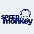 Samolepka na auto s npisem Speed monkey