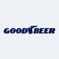 Nlepka s npisem goodbeer logo