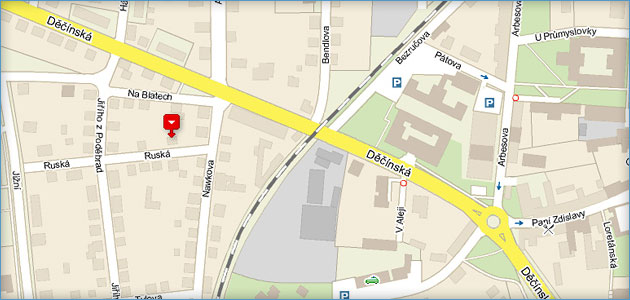 Najd�te si n�s na map�...