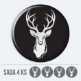 3D samolepka na sted jelen