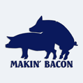 Samolepka unci s npisem MAKIN BACON