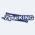 Samolepky nápis Ziptie KING na auto