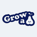 Samolepka s nápisem Grow A Pear