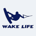 Samolepka s nápisem Wake Life