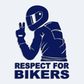 Nálepka na auto Respect for Bikers