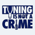 Nálepka s textem Tuning Is Not Crime na auto