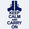 Samolepka na auto Keep Calm and Carry On