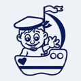 Samolepka dítě v autě námořníček