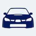 Samolepka na auto karikatura WRX Subaru