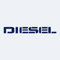 Samolepka na auto s nápisem Diesel
