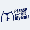 Samolepka na auto s npisem Please Dont Hit My Butt