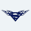Samolepka na auto tattoo Superman
