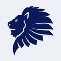 Nálepka na auto logo lva