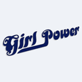 Samolepka na auto s nápisem Girl power