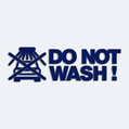 Nlepka s npisem do not wash
