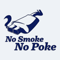 Nálepka s textem no smoke no poke