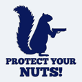 Samolepka Protect your nuts na auto