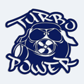 Samolepka s nápisem Turbo Power