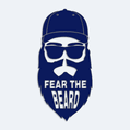 Samolepka Fear the Beard na auto