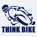 Nlepka s npisem Think Bike