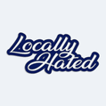 Nlepka s npisem Locally Hated