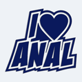 Samolepka s npisem i like anal