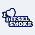 Samolepka s npisem i like diesel smoke