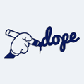 Nlepka s npisem dope