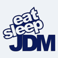 Samolepka s npisem eat sleep JDM