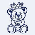 Samolepka na auto King Bear