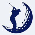 Samolepka na auto golfista