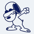 Samolepka Snoopy na auto