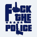 Samolepka s textem Fuck The Police