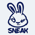 Samolepka sneak rabbit na auto