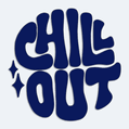 Samolepka s npisem chill out