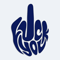 Samolepka ruka fuck you na auto