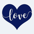 Polep srdce love na auto