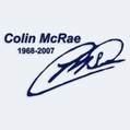 Samolepka na auto s npisem Colin McRae