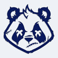 Samolepka na auto fight panda