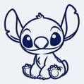 Samolepka Stitch na auto