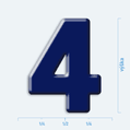 Plastick 3D samolepka - slice 4