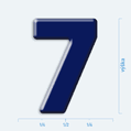 Plastick 3D samolepka - slice 7