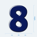 Plastick 3D samolepka - slice 8