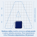 Plastick 3D samolepka - (znak) teka