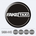 Sada 3D samolepek na stedy kol - Fake Taxi