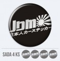 Sada 3D samolepek na stedy kol - JDM JAPAN