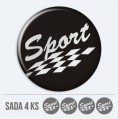 Sada 3D samolepek na stedy kol - Sport