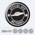 Sada 3D samolepek na stedy kol - ufo mechanic